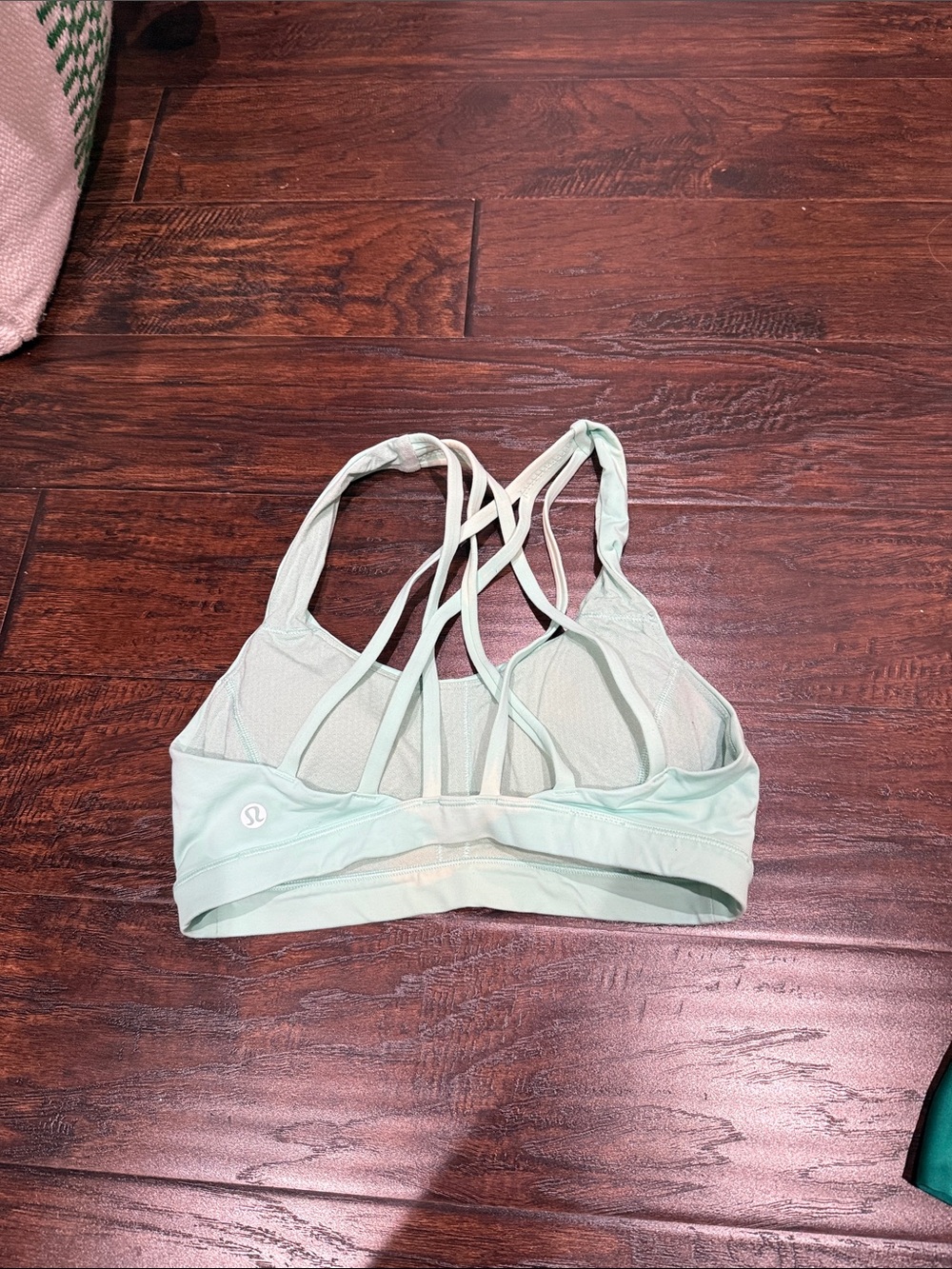 lululemon athletica Mint Green Strappy Sports Bra